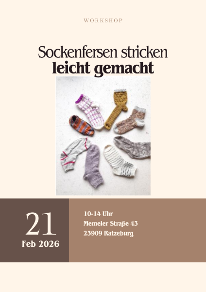 Sockenfersenworkshop 21.02.2026